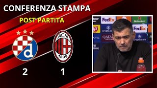 SERGIO CONCEICAO CONFERENZA POST DINAMO ZAGABRIA MILAN:\