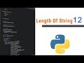 Learn Python Programming - 12 - Length of string