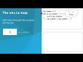 Intro Python- While Loops