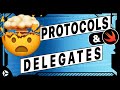 Swift Protocol Delegate Pattern (BEST EXPLANATION)