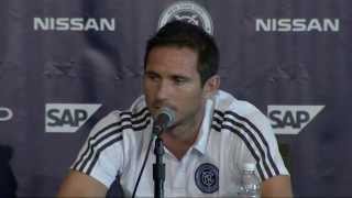 NYC FC's Frank Lampard speaks of his admiration for Andrea Pirlo & David Villa