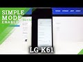 How to Activate One Hand Mode in LG K61 – One Hand Mode