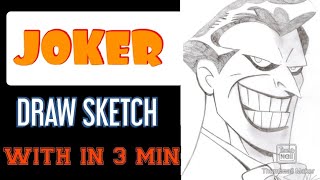 How To Draw Joker || Suicide Squad character sketches