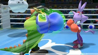 Mario and Sonic at The rio 2016 Olympic Games  #Boxing | Yoshi vs Metal Sonic ,Vector vs Blaze #11