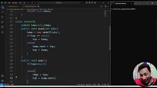 Dynamic Stack implementation using Java