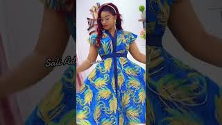 TRÈS BELLE ROBE AFRICAINE EN WAX2024 / MODELE DE ROBE AFRICAINE EN WAX  2024