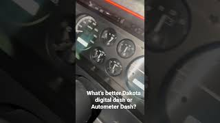 Should I keep my Dakota digital dash or switch to the Autometer digital Dash?#oldschool #gbody