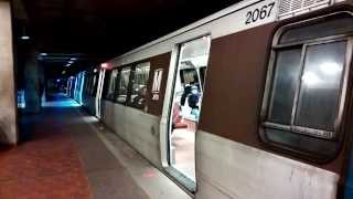 WMATA Metro Rail - Breda 2000 Series #2066 Green Line departing Fort Totten [Mobile Video]