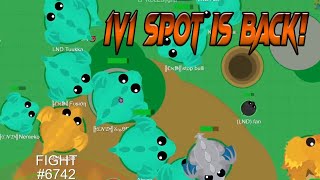 Mope.io Livestream - THE 1V1 SPOT IS BACK! | PRACTICING 1V1s WITH FANS | Mope.io Dragon Army Spot