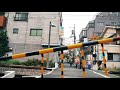 踏切動画 西武新宿線 下落合駅～中井駅 その3 railroad crossing japan