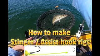 How to make a Stinger/Assist hook rig