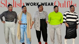 Stylish Winter Workwear Outfits 2025 #fashion #style #ootd #plussizefashion