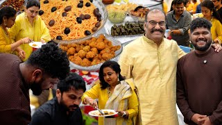 Food in A GRAND WEDDING 🔥 | Nepolean Sir Son’s Sangeet | Japan