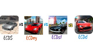 Extreme Car Driving Simulator vs Extreme Car Driving New York vs Extreme San Francisco vs Drift!