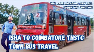 ISHA To Coimbatore TNSTC Bus Travel | ISHA Yoga Centre Coimbatore Bus | Via Perur, Ukkadam #isha