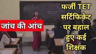 फर्जी TET के सर्टिफिकेट पर बहाल हुए कई शिक्षक, जांच में पकडे गए|Teacher Niyojan @technoghantal