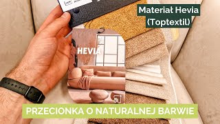 Materiał Hevia Toptextil - przyjemna plecionka o naturalnych kolorach | Meble-NORTH.pl