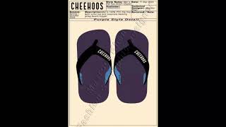 Men's PVC flip flop beach slipper Design - By Masroor Khan