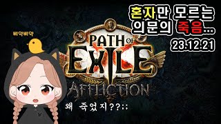 이제 곧 죽습니다... 혼자만의 비극 (뉴비 어리둥절) #pathofexile #패스오브엑자일