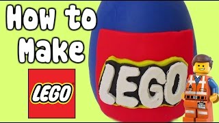 HOW TO MAKE Giant Lego Play-Doh Surprise Egg! Learn Play-Doh Making Skills!