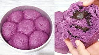 ROTI KUKUS UBI UNGU ISI COKLAT  ENAK LEMBUT DAN EMPUK