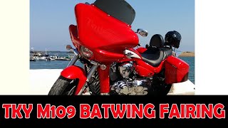 TKY M109 Batwing Motorcycle Fairing with Full Audio Review