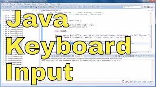 Learn Java Programming - Exercise 01x - Keyboard Input