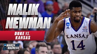 Kansas' Malik Newman was on fire in the Jayhawks Elite 8 victory
