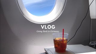 (eng) 독일 대학생 브이로그 🇩🇪 | 시험 치러 독일 가는 대학생...✈️ | 비행기에서 쌈싸먹기