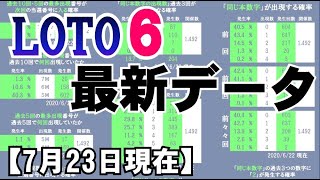 🟢ロト６最新データまとめ🟢7月23日現在