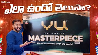 Review Of The Impressive 65-inch Vu Masterpiece 2025 4k Qled Tv In Telugu!