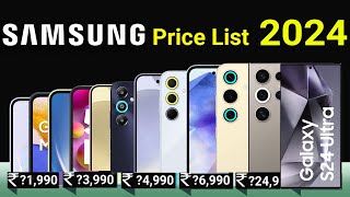 Samsung All New Mobiles Price List 2024