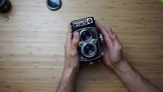 Yashica MAT-124: Light meter test