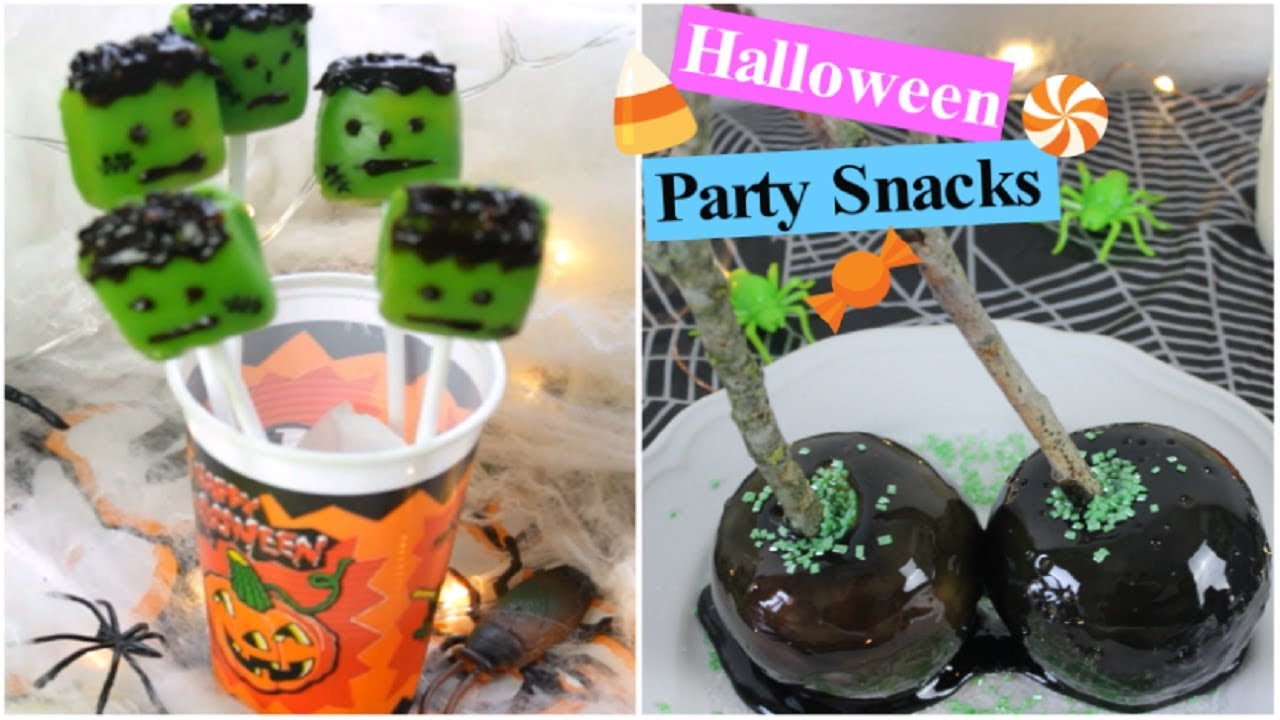3 Halloween Snacks Ideen Youtube