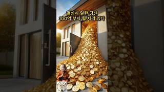 열심히 일한 당신, 100억 부자 될 자격있다