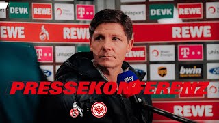 "Irgendwann bist du genervt" I Pressekonferenz nach Köln - Eintracht Frankfurt