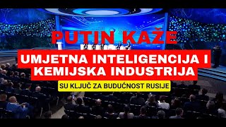 Vladimir Putin: umjetna inteligencija i kemijska industrija su ključ za budućnost Rusije