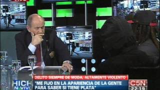 C5N - CHICHE EN VIVO: LA CONFESION DE UN MOTOCHORRO