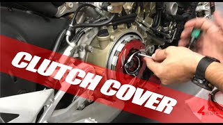 Ducati Panigale V4 clear clutch cover   V4EVO.COM