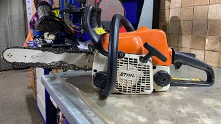 STIHL MS 017 1997г. Конструктивные отличия от современных STIHL. Разбираем.