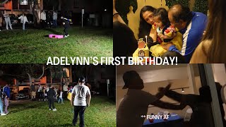 Vlog #2 : ADELYNN’S FIRST BIRTHDAY 🎉