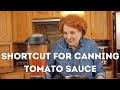 Shortcut for Canning Tomato Sauce