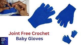 Baby Crochet Gloves/Mittens, design-2 | Baby Crochet Gloves Tutorial