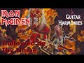 IRON MAIDEN Guitar Harmonies #28 Hallowed be thy Name lesson with tabs