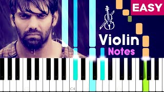 RAJA RANI Sad Violin BGM Notes | Raja Rani Love BGM Status | Raja Rani Piano Notes |Blacktunes Piano