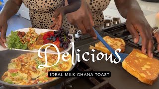 How to Make Delicious Ghanaian-Style French Toast with Ideal Milk|Try this Toast w a Ghanaian Twist