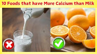 10 Foods that have More Calcium than Milk (Get Stronger Bones)