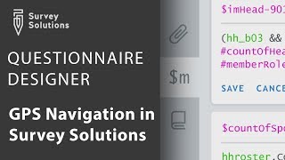 GPS Navigation in Survey Solutions