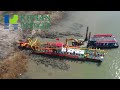 julong customized cutter head suction dredger for sale