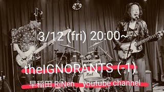 3/12・金曜 『the IGNORANTS（-1）』